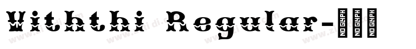 Viththi Regular字体转换